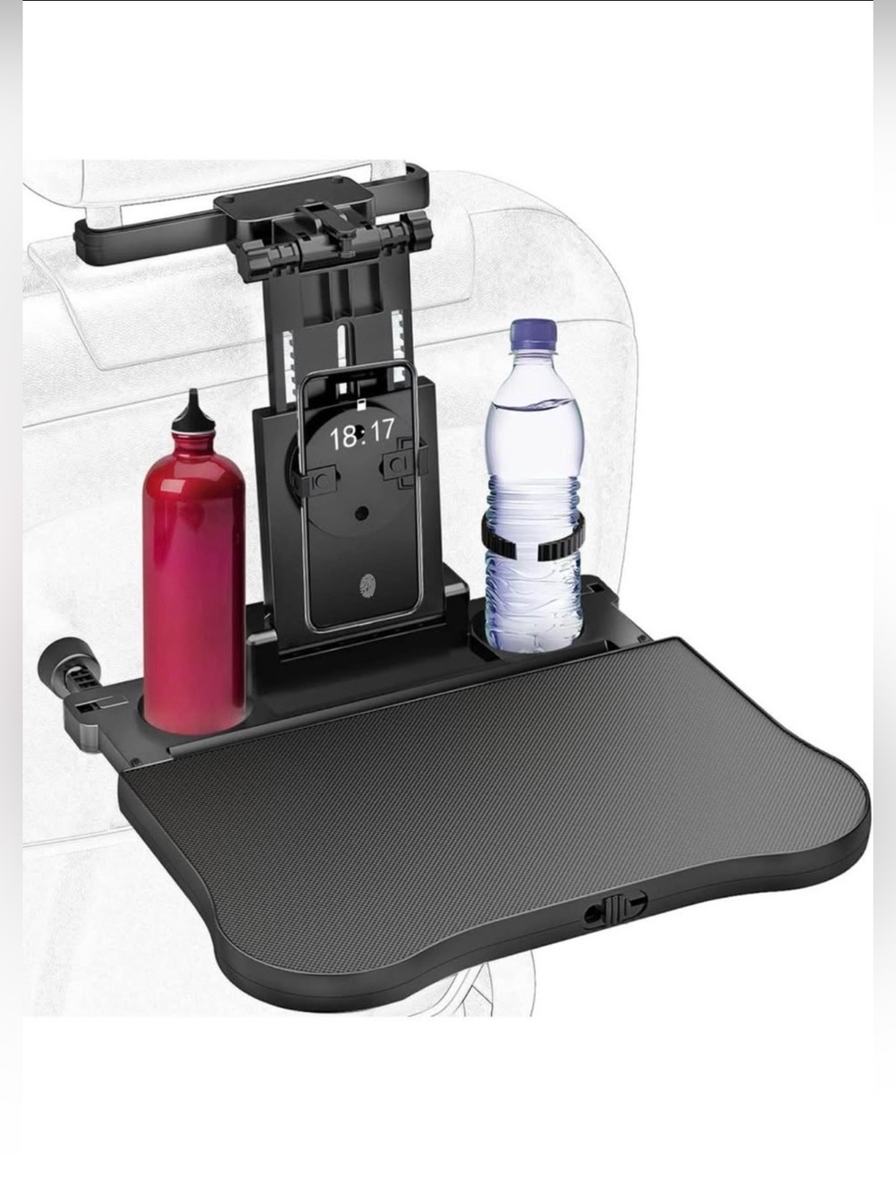 Travel table for car backseat